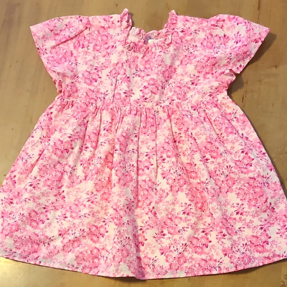Floral Pink Baby Dress